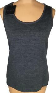 JOHN Knits Flint Melange Milano Knit Tank Top Shell Shirt sz S $295 NWT ST