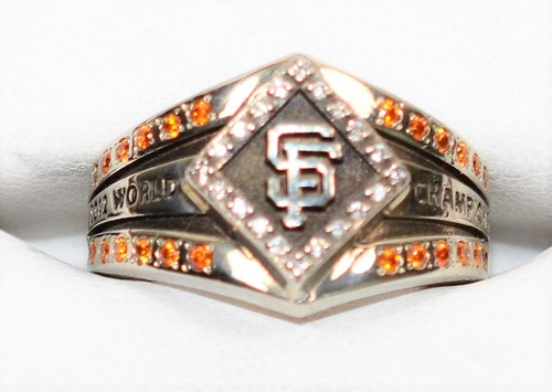 Natural Citrine & Diamond Ring 10K Solid White Gold .34tcw San Francisco - Picture 5 of 12