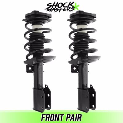 Front Pair Complete Struts & Coil Springs for 2008-2014 Mercedes C300 AWD W204