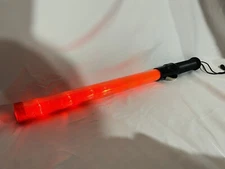 Safety Traffic 3-mode Control Red LED Light wand baton