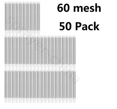 50 Pack Airless Spray Gun Filter Wagner Titan 60 mesh 0089958 / 4433 / 34377 NEW