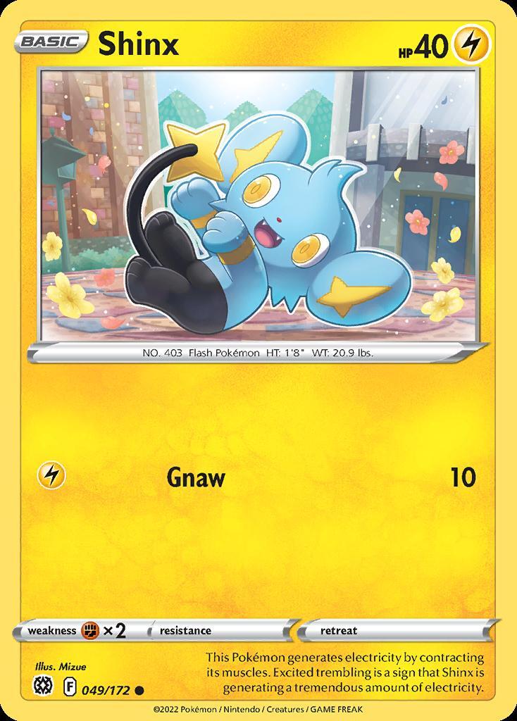 Pokemon Shinx (49/186) Brilliant Stars LP