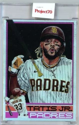 2021 TOPPS PROJECT 70 FERNANDO TATIS JR. ROCHESTER - RAINBOW FOIL 68/70 #435