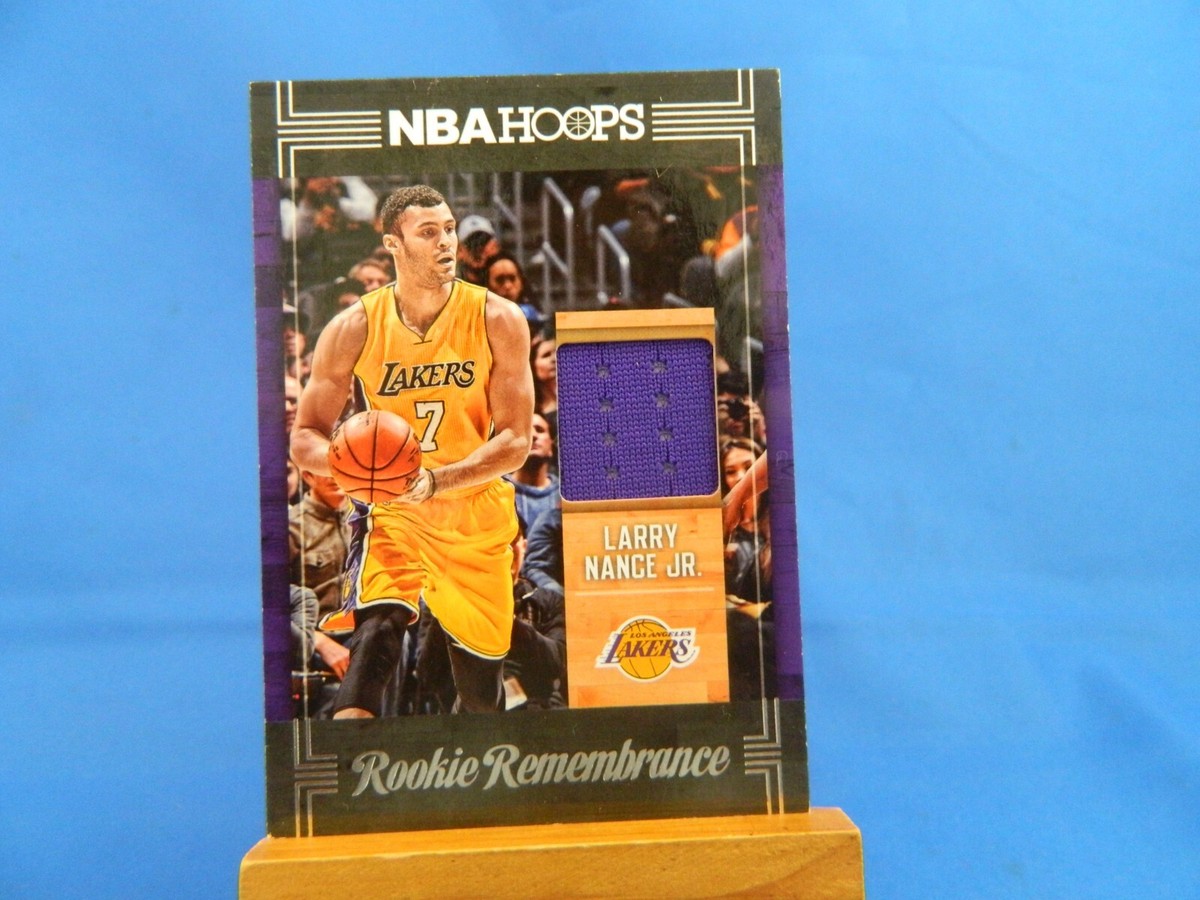 Larry Nance Jr Hoops 2017-18 Rookie Remembrance Jersey Materials