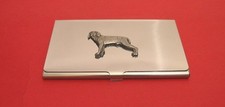 Weimaraner Card Holder Dog Metal Business Card Case Weimaraner Dad Gift