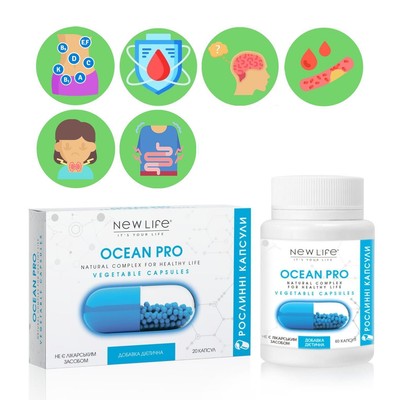 Ocean Pro New Life   Nahrungsergänzungsmittel (Quelle für Jod, Vitamine und...
