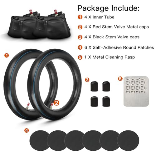 2.75/3.00-12 80/100-12 3.00x12 Inner Tube Compatible with 110cc 125cc RM50 - Picture 3 of 7