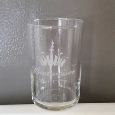 Budweiser Select Anheuser-Busch Small Beer Sampler Taster Flight Glass Barware