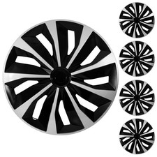 15 Silver Wheel Rim Cover Hubcaps Replacement R15 Hub Caps Snap On Universal... 15 Silver Wheel Rim Cover Hubcaps Replacement R15 Hub Caps Snap On Universal...