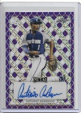 2022 Leaf Metal Perfect Game ANTONIO ANDERSON Autograph 1/1 Proof - RED SOX