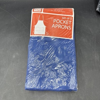 SET OF 3 ~ 30'' x 33'' DOUBLE WAIST POCKET ONE SIZE FITS ALL COTTON / POLYESTER