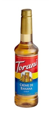 Torani Creme de Banana Flavoring Syrup 750 mL 880607021