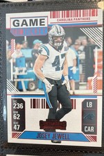 2024 Panini Contenders - Josey Jewell #13 Red Game Ticket