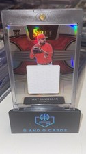 TONY SANTILLAN 2022 SELECT ROOKIE JUMBO PATCH SILVER HOLO #098/260 CINCINATTI