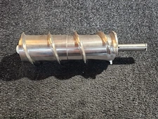 ICE MAKING MACHINE AUGER 22-INCH OVERALL LENGTH, SILVER HEAVY DUTY