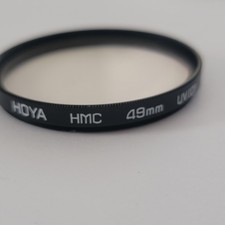 Hoya HMC UV 0 49mm Camera Lens Filter Black Made In Japan UV Protection