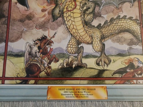 St George & the Dragon Award Puzzle Caldecott Collection NEW sealed  - Picture 2 of 4