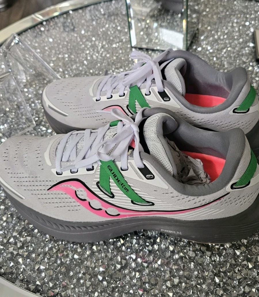 NIB  Saucony Guide 16 White Pink Gravel WOMEN'S SIZE 10.5 thumbnail 4