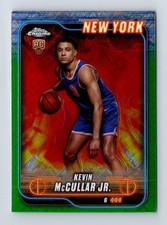 2024-25 Topps Chrome Kevin McCullar Jr Rookie (RC) #150 Green Logo