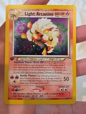 Light Arcanine Holo Card 12/105 Neo Destiny 1st Edition Nm on eBay