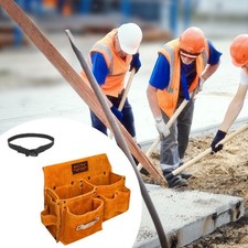 Tool Belt Pouch Waist Bag for Roofing, Gardening, DIY Projects Sturdy Yellow