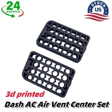 1990-95 For Geo Trackersuzuki Sidekick Vitara Dash Ac Air Vent Center Set 2pcs