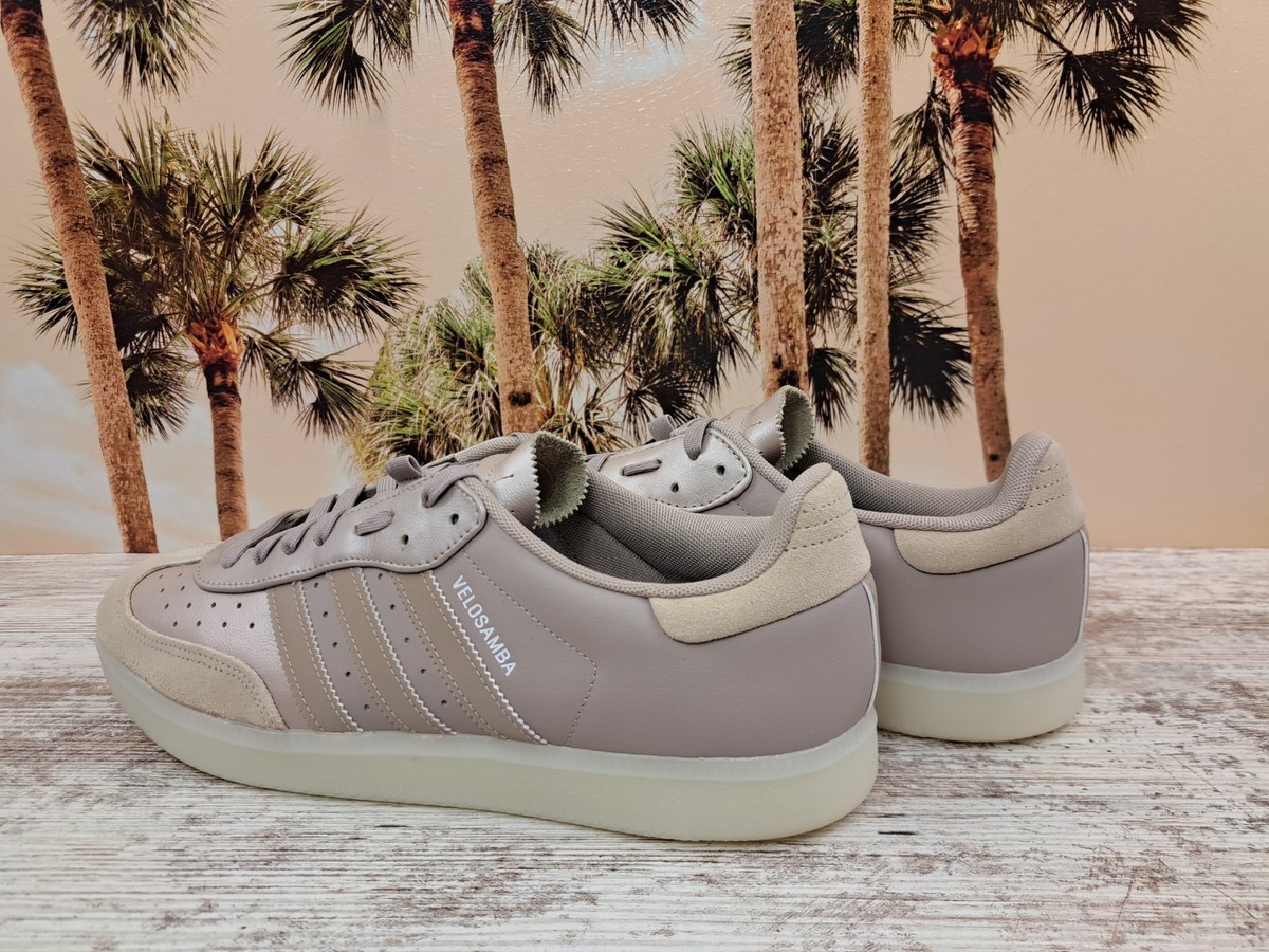 Adidas Velosamba Champagne Metallic Leather Cycling Shoes Men's