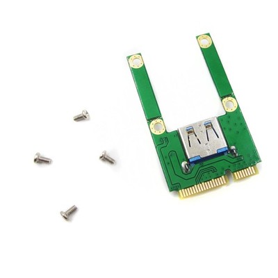 Hot Mini PCI-E Card Slot Expansion to USB 2.0   Adapter Riser Card *yt