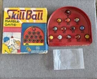 Vintage Toy~ Skill Ball Marble Game~ Louis Marx & Co. Complete Set With Marbles