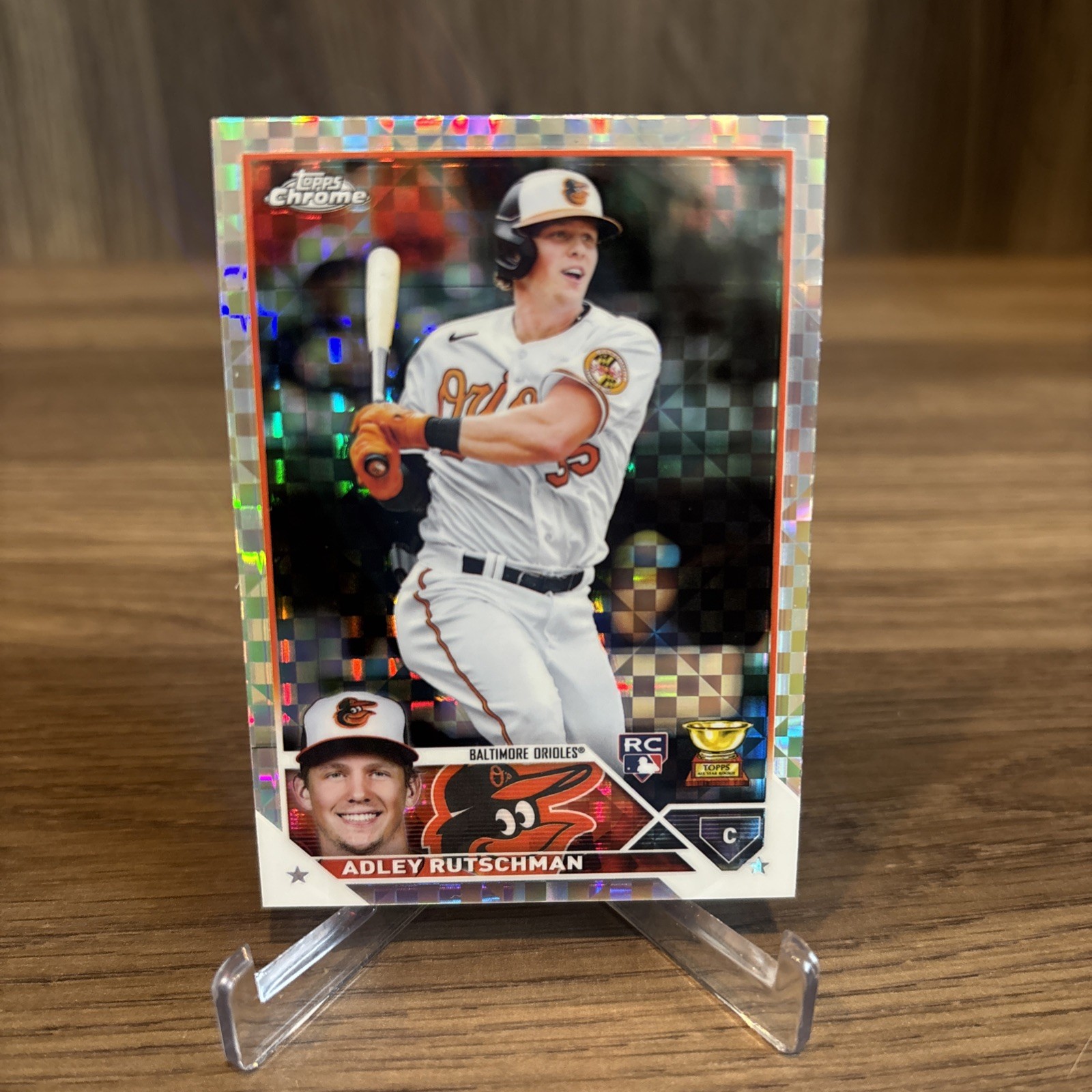 2023 Topps Chrome - Adley Rutschman #1 X-Fractor (RC)