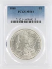 1888 Morgan Silver Dollar PCGS MS64 S$1 Philadelphia Minted No Reserve