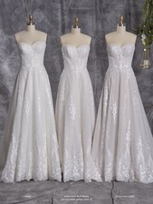 Maggie Sottero Wedding Dress Size 6 - Ivory, Sweetheart neckline lace gown