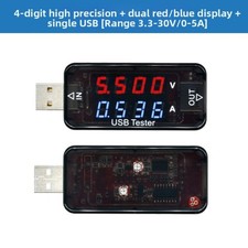 USB Tester Input Voltage 3.20-30.0V Intelligent Load Identification IC