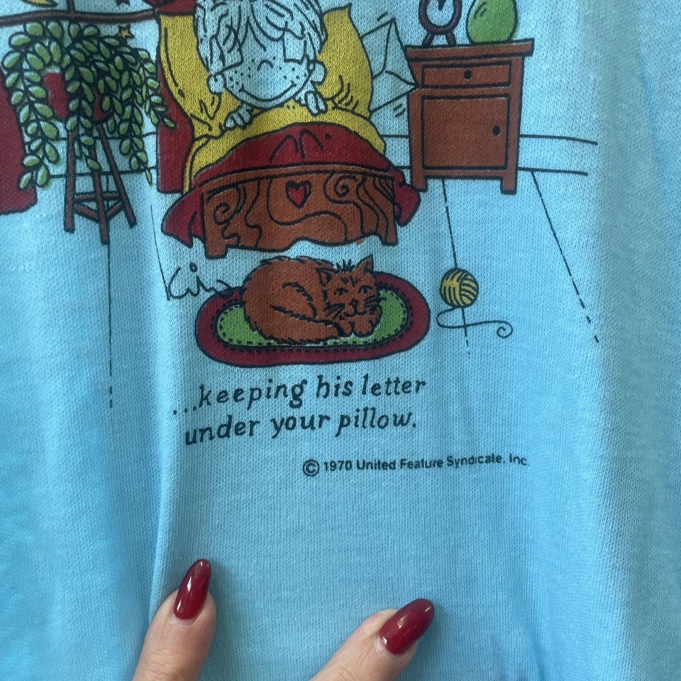 винтажный love is kim casali платье Brandwine Калифорнии новый из старых запасов с ярлыком L ночная рубашка - Изображение 4 из 4