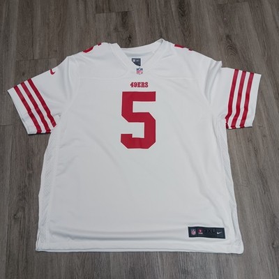 Nike San Francisco 49ers Jersey Trey Lance 3XL Men s White On Field Stitched #5