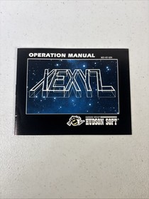 Xexyz Nintendo NES 1990 Cartridge with Manual Tested and Working