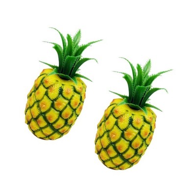  2 PCS Obst Künstlich Gefälschtes Ananasmodell Künstliche Früchte