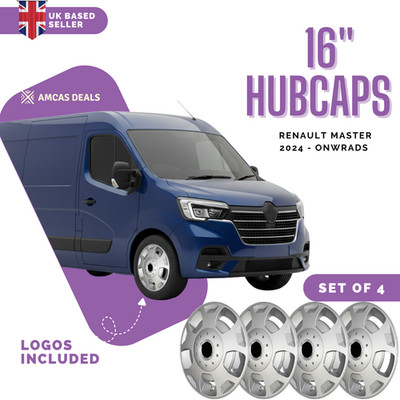 16'' WHEEL TRIMS TO FIT RENAULT MASTER 2024  present SET OF 4 TRIMS**