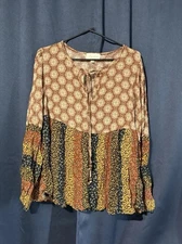 Sugarfox Medium Blouse with Tassel Tie