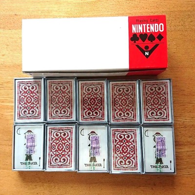 ②Super rare Nintendo playing cards with tax stamp Showa retro