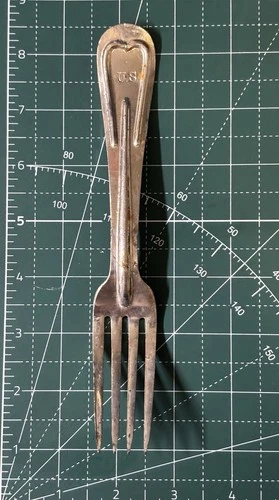 WW1 US Military Mess Kit Fork 1918