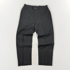 Vintage Levi's Men's Vintage Black Polyester Stretch Pants Gold Tab 36x31 Preppy