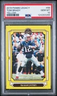 2019 Panini Legacy #68 Tom Brady Yellow Prizm /165 PSA 10 Gem Mint