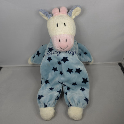 Jellycat - Starry Nights Blue Star Bettdecke - Decke Baby Schnuller Kuh/Giraffe