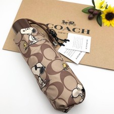 COACH x Peanuts Snoopy UV Protection Mini Folding Umbrella Compact New