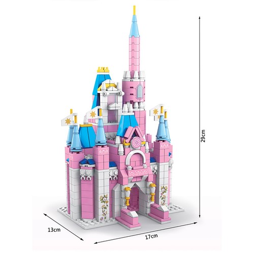 Avizar, Set Construcción 6 en 1 1000 Piezas Castillo Princesa Educativo - Imagen 2 de 3