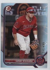 2022 Bowman Draft Sky Blue 261/499 Sonny DiChiara #BD-16 9bp