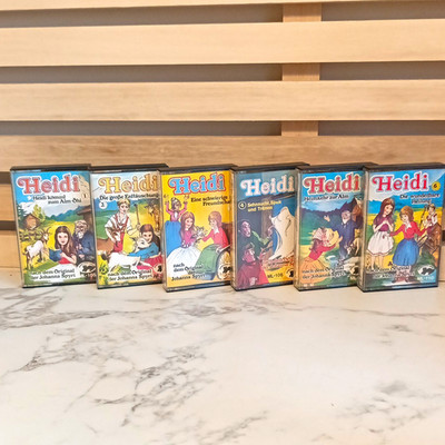 Heidi VHS Box-Set Folgen 1-6 (6 Kassetten) PAL FSK 0 Märchenland