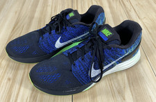 Nike LunarGlide  7 Sneakers Men’s 11.5 Black & Blue Running Shoes 747335-005