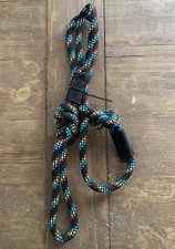 4ft USA MADE Rainbow- K9 Dog Slip LEASH-crafted with high-grade climbing rope